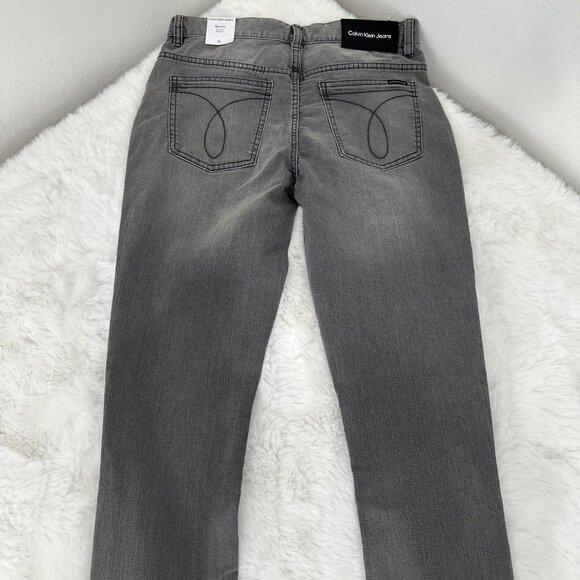Calvin Klein Jeans Boys Skinny Grey Denim Jeans - Picture 7 of 16